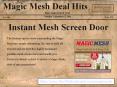 The Magnetic Mesh Magnetic Screen Door