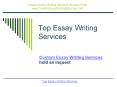 Top Essay Writing Services