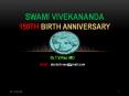 Swami Vivekananda 150th Birth Anniversary PowerPoint PPT Presentation