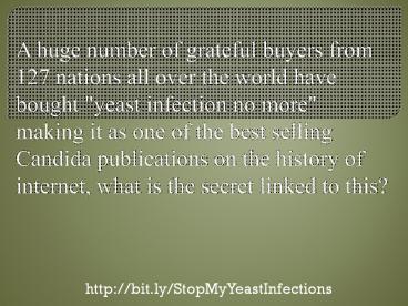 Yeast Infection Treatment