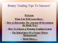 Binary Options Trading Strategy PowerPoint PPT Presentation
