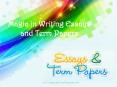 Magic in Writing Essays And Term Papers