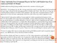 China And India Now Dominant Players In The Gold Market Says Pan American Metals Of Miami
