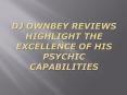 DJ Ownbey Reviews PowerPoint PPT Presentation