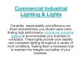 Commercial Industrial Lighting & Lights