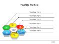 Animated 6 3D Multicolored Numbered hexagon Diagram-mptl PowerPoint PPT Presentation