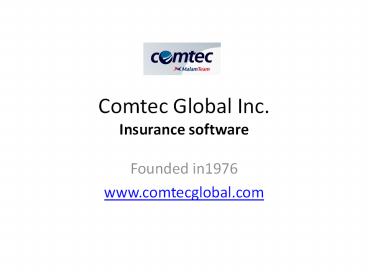 Insurance software