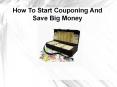 How To Start Couponing Slide Show