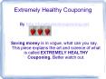 How To Start Healthy Couponing PowerPoint Slide Show