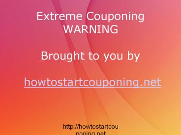 Is Extreme Couponing Smart?