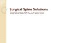 Spine Treatment by Spinal Doctor PowerPoint PPT Presentation
