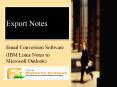 Export Notes PowerPoint PPT Presentation