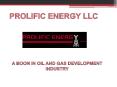 Prolific Energy LLC PowerPoint PPT Presentation