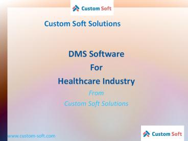 DMS Software For Healthcare Sector