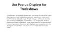 Pop-up Displays PowerPoint PPT Presentation