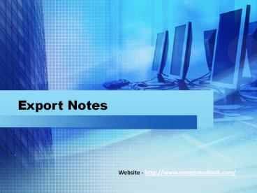 Lotus Notes to Outlook