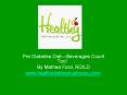 Pre Diabetes Diet Beverages Count Too! PowerPoint PPT Presentation