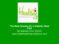 The Best Snacks for a Diabetic Meal Plan PowerPoint PPT Presentation
