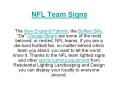 NFL Team Signs PowerPoint PPT Presentation
