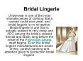 Bridal Lingerie PowerPoint PPT Presentation