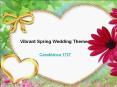 Vibrant Spring Wedding Theme PowerPoint PPT Presentation