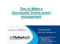 Online Event Management , Box Office Tickets, Event Promotion PowerPoint PPT Presentation