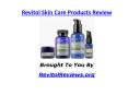 Revitol Skin Care Products Review