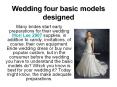 Wedding four basic models designed PowerPoint PPT Presentation