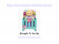 Baby Alive Bouncin Babbles Review