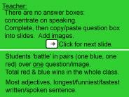 Interactive TEFL Game: Car Rally