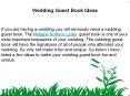 Wedding Guest Book Ideas