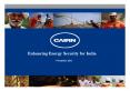 Cairn India - Enhancing Energy Security for India