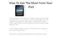 iPad Tricks and Tips PowerPoint PPT Presentation