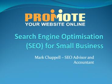 Search Engine Optimisation for Small Business