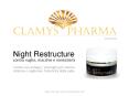 Night Restructure CLAMYS PHARMA: crema viso antiage / antirughe PowerPoint PPT Presentation