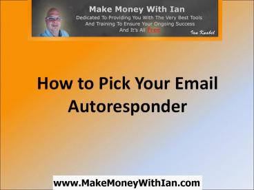 How to Pick Your Email Autoresponder