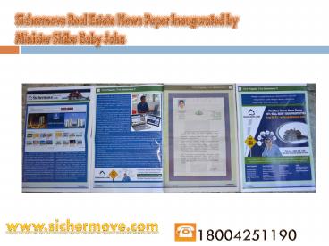 Kerala real estate news paper by Sichermove