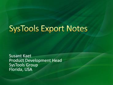 NSF to PST Format Converter