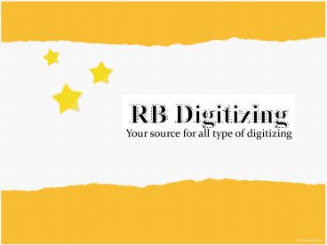 Embroidery Digitizing Services