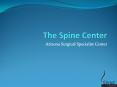 Lookinfg for a Quality Spine Center? PowerPoint PPT Presentation