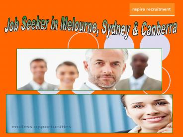 Find a job in Canberra