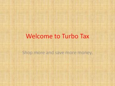 Turbo tax coupon codes