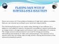 Playing safe with ip surveillance solution PowerPoint PPT Presentation