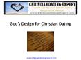 God's Design for Christian Dating PowerPoint PPT Presentation