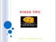 poker tip PowerPoint PPT Presentation