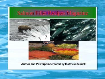 Salmon recipe powerpoint