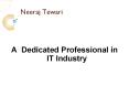 Neeraj Tewari PowerPoint PPT Presentation