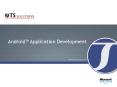 Android™ Application Development PowerPoint PPT Presentation