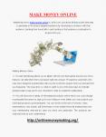 MAKE MONEY ONLINE