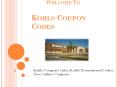 Kohls Coupon Codes PowerPoint PPT Presentation